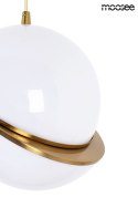 Moosee MOOSEE lampa wisząca GLOBE 20 złota metal kulisty klosz akryl mleczny E27 podsufitka i przewód złoty Moosee MOOSEE lampa wisząca GLOBE 20 złota metal kulisty klosz akryl mleczny E27 podsufitka i przewód złoty