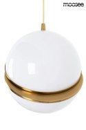 Moosee MOOSEE lampa wisząca GLOBE 20 złota metal kulisty klosz akryl mleczny E27 podsufitka i przewód złoty Moosee MOOSEE lampa wisząca GLOBE 20 złota metal kulisty klosz akryl mleczny E27 podsufitka i przewód złoty