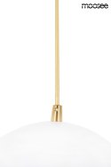 Moosee MOOSEE lampa wisząca GLOBE 20 złota metal kulisty klosz akryl mleczny E27 podsufitka i przewód złoty Moosee MOOSEE lampa wisząca GLOBE 20 złota metal kulisty klosz akryl mleczny E27 podsufitka i przewód złoty