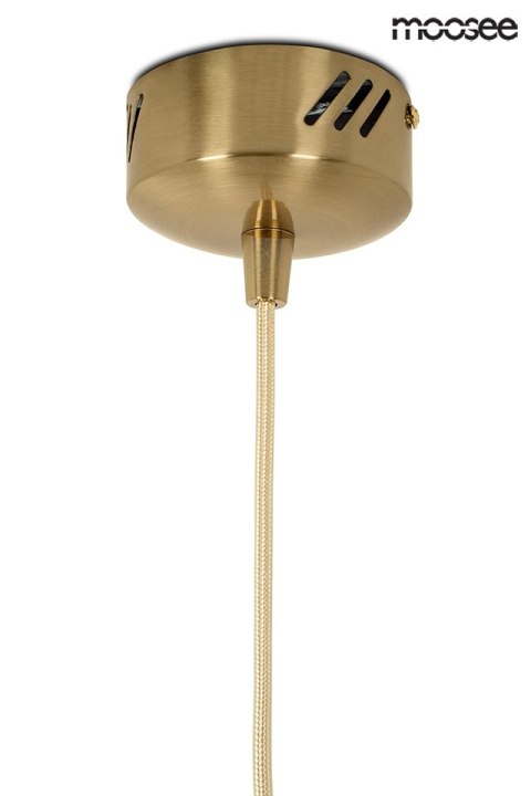 Moosee MOOSEE lampa wisząca GLOBE 20 złota metal kulisty klosz akryl mleczny E27 podsufitka i przewód złoty Moosee MOOSEE lampa wisząca GLOBE 20 złota metal kulisty klosz akryl mleczny E27 podsufitka i przewód złoty