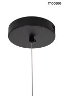 Moosee MOOSEE lampa wisząca LED LINEAL podłużny stelaż czarny stal akryl okrągłe klosze szkło dymione Moosee MOOSEE lampa wisząca LED LINEAL podłużny stelaż czarny stal akryl okrągłe klosze szkło dymione