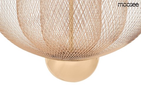 Moosee MOOSEE lampa wisząca LED MESH 45 złota metalowa siateczka do domu hotelu restauracji Moosee MOOSEE lampa wisząca LED MESH 45 złota metalowa siateczka do domu hotelu restauracji