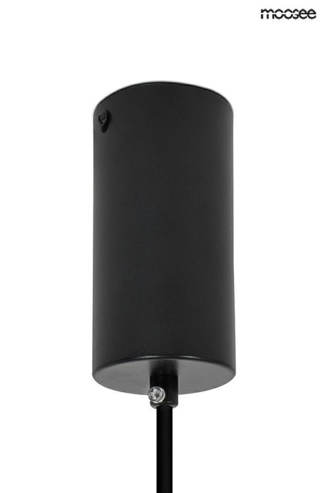 Moosee MOOSEE lampa wisząca LED OMBRE LEVEL 100 czarna stal klosz akrylowy nowoczesna Moosee MOOSEE lampa wisząca LED OMBRE LEVEL 100 czarna stal klosz akrylowy nowoczesna
