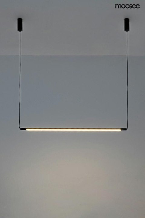 Moosee MOOSEE lampa wisząca LED OMBRE LEVEL 100 czarna stal klosz akrylowy nowoczesna Moosee MOOSEE lampa wisząca LED OMBRE LEVEL 100 czarna stal klosz akrylowy nowoczesna