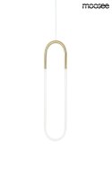 LAMPA WISZĄCA LED PUZO S Moosee MOOSEE ZŁOTA metal dolna część SZKLANA ze źródłem światła PRZYPOMINA SPINACZ LAMPA WISZĄCA LED PUZO S Moosee MOOSEE ZŁOTA metal dolna część SZKLANA ze źródłem światła PRZYPOMINA SPINACZ