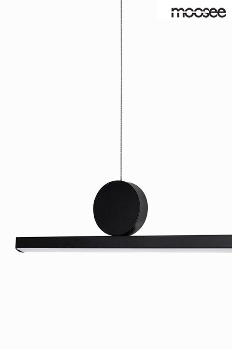 LAMPA WISZĄCA LED RAGE Moosee MOOSEE CZARNA aluminium metal do domu biura lokalu LAMPA WISZĄCA LED RAGE Moosee MOOSEE CZARNA aluminium metal do domu biura lokalu