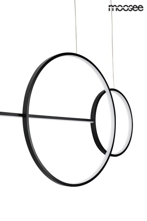 LAMPA WISZĄCA LED RAGE Moosee MOOSEE CZARNA aluminium metal do domu biura lokalu LAMPA WISZĄCA LED RAGE Moosee MOOSEE CZARNA aluminium metal do domu biura lokalu