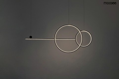 LAMPA WISZĄCA LED RAGE Moosee MOOSEE CZARNA aluminium metal do domu biura lokalu LAMPA WISZĄCA LED RAGE Moosee MOOSEE CZARNA aluminium metal do domu biura lokalu