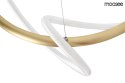 LAMPA WISZĄCA sufitowa LED SERPIENTE 60 ZŁOTA metal ELASTYCZNY WĄŻ w oplocie z tkaniny BIAŁY Moosee MOOSEE LAMPA WISZĄCA sufitowa LED SERPIENTE 60 ZŁOTA metal ELASTYCZNY WĄŻ w oplocie z tkaniny BIAŁY Moosee MOOSEE