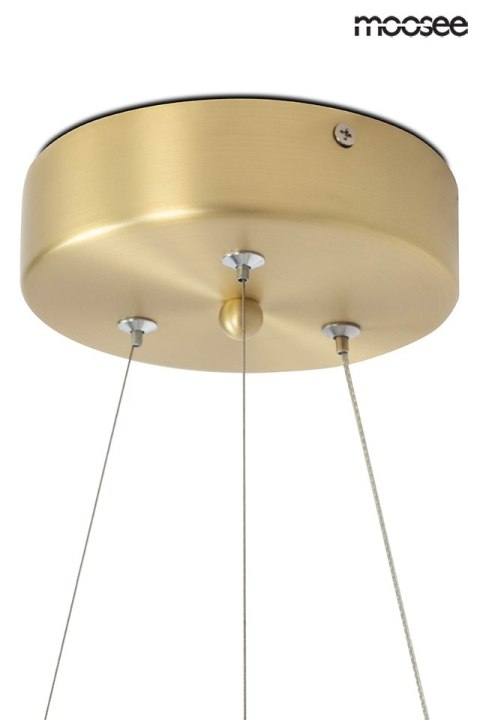 LAMPA WISZĄCA sufitowa LED SERPIENTE 60 ZŁOTA metal ELASTYCZNY WĄŻ w oplocie z tkaniny BIAŁY Moosee MOOSEE LAMPA WISZĄCA sufitowa LED SERPIENTE 60 ZŁOTA metal ELASTYCZNY WĄŻ w oplocie z tkaniny BIAŁY Moosee MOOSEE