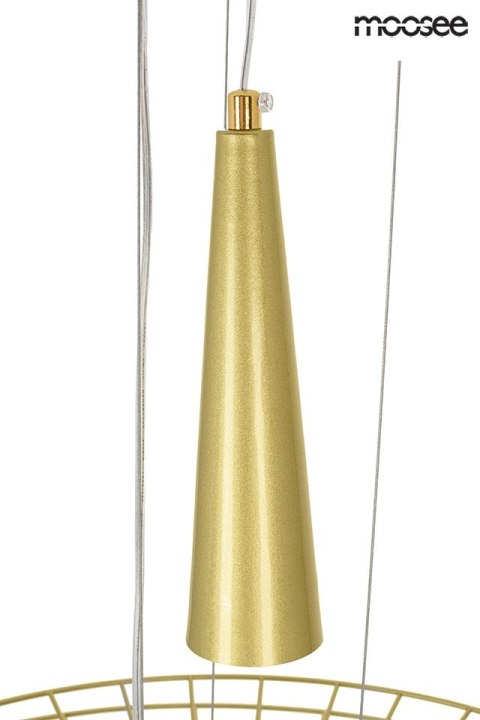 LAMPA WISZĄCA SESTO ZŁOTA METALOWA 2xGU10 Moosee MOOSEE LAMPA WISZĄCA SESTO ZŁOTA METALOWA 2xGU10 Moosee MOOSEE