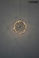 Moosee MOOSEE lampa wisząca LED kula STELLAR 40 srebrna metalowa do domu biura lokalu