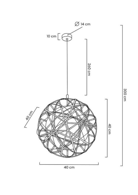 Moosee MOOSEE lampa wisząca LED kula STELLAR 40 srebrna metalowa do domu biura lokalu Moosee MOOSEE lampa wisząca LED kula STELLAR 40 srebrna metalowa do domu biura lokalu