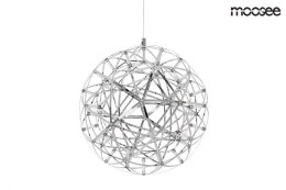 Moosee MOOSEE lampa wisząca LED STELLAR 60 kula srebrna metalowa do domu hotelu biura