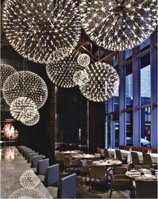 Moosee MOOSEE lampa wisząca LED STELLAR 60 kula srebrna metalowa do domu hotelu biura Moosee MOOSEE lampa wisząca LED STELLAR 60 kula srebrna metalowa do domu hotelu biura