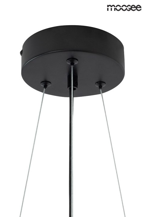 Moosee MOOSEE lampa wisząca sufitowa LED STING RAY 80 czarna mat / złota metalowa do domu lokalu biura Moosee MOOSEE lampa wisząca sufitowa LED STING RAY 80 czarna mat / złota metalowa do domu lokalu biura