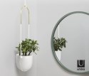 Umbra UMBRA doniczka wisząca kwietnik BOLO biała do montażu na ścianie lub suficie Umbra UMBRA doniczka wisząca kwietnik BOLO biała do montażu na ścianie lub suficie