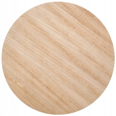 ŁAWA OKRĄGŁA STOLIK Z PÓŁKĄ TRAFICA Halmar MDF + okleina NATURALNY / stal malowana proszkowo CZARNY FI 41 ŁAWA OKRĄGŁA STOLIK Z PÓŁKĄ TRAFICA Halmar MDF + okleina NATURALNY / stal malowana proszkowo CZARNY FI 41