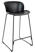 HOKER KRZESŁO BAROWE ALTO 66 King Home CZARNE SIEDZISKO I OPARCIE TWORZYWO PP podstawa stal malowana proszkowo Z PODNÓŻKIEM HOKER KRZESŁO BAROWE ALTO 66 King Home CZARNE SIEDZISKO I OPARCIE TWORZYWO PP podstawa stal malowana proszkowo Z PODNÓŻKIEM