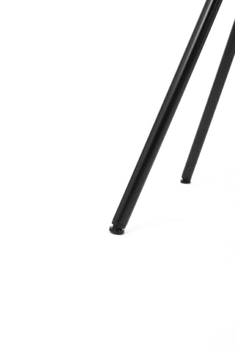 King Home Hoker Krzesło barowe LANZA 76 czarne poduszka ekoskóra podstawa metal lakierowany z podnóżkiem King Home Hoker Krzesło barowe LANZA 76 czarne poduszka ekoskóra podstawa metal lakierowany z podnóżkiem