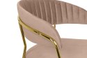 HOKER KRZESŁO BAROWE MARGO 65 tapicerowane WELUR KHAKI / BEŻOWY podstawa METAL ZŁOTY błyszczący King Home HOKER KRZESŁO BAROWE MARGO 65 tapicerowane WELUR KHAKI / BEŻOWY podstawa METAL ZŁOTY błyszczący King Home
