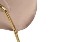 HOKER KRZESŁO BAROWE MARGO 65 tapicerowane WELUR KHAKI / BEŻOWY podstawa METAL ZŁOTY błyszczący King Home HOKER KRZESŁO BAROWE MARGO 65 tapicerowane WELUR KHAKI / BEŻOWY podstawa METAL ZŁOTY błyszczący King Home