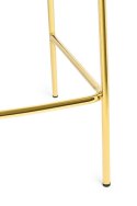 HOKER KRZESŁO BAROWE MARGO 65 tapicerowane WELUR KHAKI / BEŻOWY podstawa METAL ZŁOTY błyszczący King Home HOKER KRZESŁO BAROWE MARGO 65 tapicerowane WELUR KHAKI / BEŻOWY podstawa METAL ZŁOTY błyszczący King Home