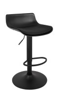 King Home Hoker Krzesło barowe SNAP BAR TAP regulowane czarne obrotowe siedzisko z tworzywa z poduszką podstawa metal podnóżek King Home Hoker Krzesło barowe SNAP BAR TAP regulowane czarne obrotowe siedzisko z tworzywa z poduszką podstawa metal podnóżek