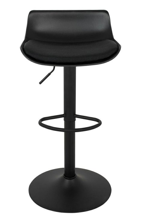 King Home Hoker Krzesło barowe SNAP BAR TAP regulowane czarne obrotowe siedzisko z tworzywa z poduszką podstawa metal podnóżek King Home Hoker Krzesło barowe SNAP BAR TAP regulowane czarne obrotowe siedzisko z tworzywa z poduszką podstawa metal podnóżek