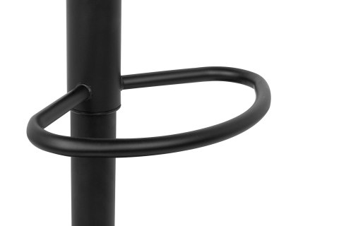 King Home Hoker Krzesło barowe SNAP BAR TAP regulowane czarne obrotowe siedzisko z tworzywa z poduszką podstawa metal podnóżek King Home Hoker Krzesło barowe SNAP BAR TAP regulowane czarne obrotowe siedzisko z tworzywa z poduszką podstawa metal podnóżek