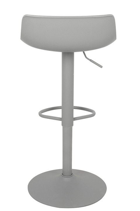 King Home Hoker Krzesło barowe SNAP BAR TAP regulowane szare obrotowe siedzisko z tworzywa z poduszką podstawa metal podnóżek King Home Hoker Krzesło barowe SNAP BAR TAP regulowane szare obrotowe siedzisko z tworzywa z poduszką podstawa metal podnóżek