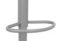 King Home Hoker Krzesło barowe SNAP BAR TAP regulowane szare obrotowe siedzisko z tworzywa z poduszką podstawa metal podnóżek King Home Hoker Krzesło barowe SNAP BAR TAP regulowane szare obrotowe siedzisko z tworzywa z poduszką podstawa metal podnóżek