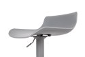 King Home Hoker Krzesło barowe SNAP BAR regulowane szare obrotowe siedzisko tworzywo podstawa metal z podnóżkiem King Home Hoker Krzesło barowe SNAP BAR regulowane szare obrotowe siedzisko tworzywo podstawa metal z podnóżkiem