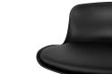King Home Hoker Krzesło barowe STOR TAP regulowany czarny obrotowe siedzisko z poduszką tworzywo podstawa metalowa podnóżek