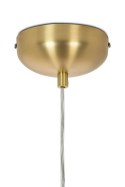 King Home Lampa wisząca LED ILLUSION BICOLOUR 45 srebrna / złota siateczka metalowa kopułka i posufitka złote