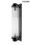 Moosee MOOSEE kinkiet lampa ścienna COLUMN czarna stal szklane klosze transparentny 2 x E14 Moosee MOOSEE kinkiet lampa ścienna COLUMN czarna stal szklane klosze transparentny 2 x E14