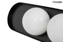 Moosee MOOSEE kinkiet lampa ścienna DROPS 2 czarna stal węglowa okrągłe klosze szklane białe 2 x G9 Moosee MOOSEE kinkiet lampa ścienna DROPS 2 czarna stal węglowa okrągłe klosze szklane białe 2 x G9