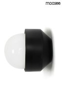 Moosee MOOSEE kinkiet lampa ścienna DROPS 2 czarna stal węglowa okrągłe klosze szklane białe 2 x G9 Moosee MOOSEE kinkiet lampa ścienna DROPS 2 czarna stal węglowa okrągłe klosze szklane białe 2 x G9