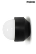 Moosee MOOSEE kinkiet lampa ścienna DROPS 3 czarna stal węglowa okrągłe szklane klosze białe 3 x G9 Moosee MOOSEE kinkiet lampa ścienna DROPS 3 czarna stal węglowa okrągłe szklane klosze białe 3 x G9