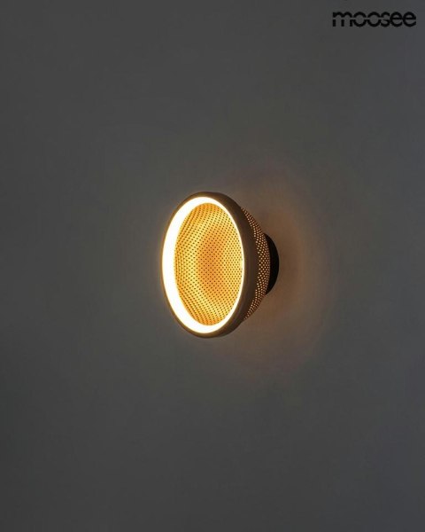 Moosee MOOSEE kinkiet lampa ścienna LED FARO miedziana akryl aluminium nowoczesna i oryginalna Moosee MOOSEE kinkiet lampa ścienna LED FARO miedziana akryl aluminium nowoczesna i oryginalna