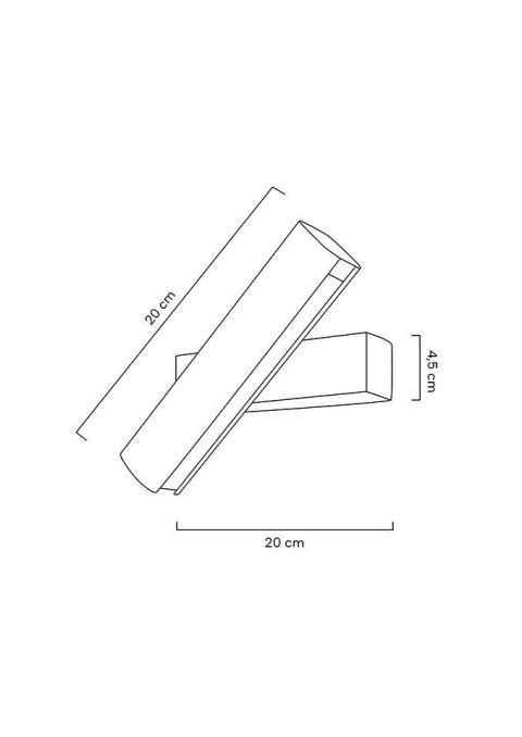 Moosee MOOSEE Kinkiet lampa ścienna LED ORBIS czarny mat aluminium osłona akrylowa klosz obrotowy boki drewniane Moosee MOOSEE Kinkiet lampa ścienna LED ORBIS czarny mat aluminium osłona akrylowa klosz obrotowy boki drewniane