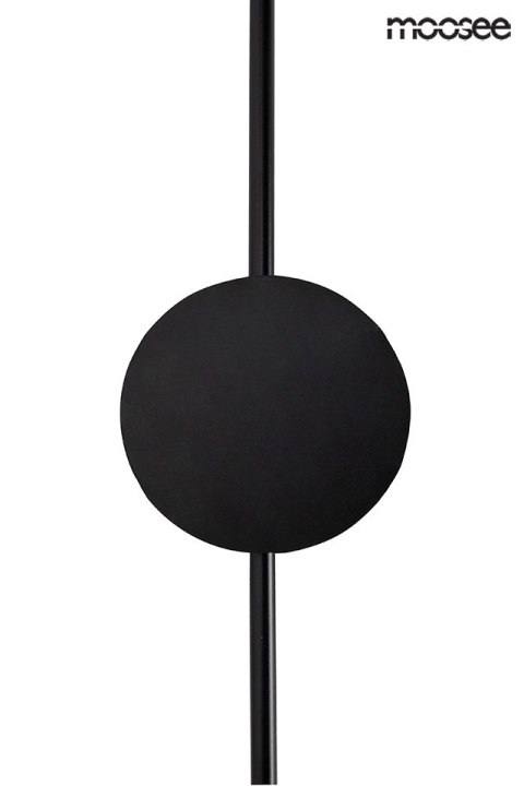 Moosee MOOSEE Kinkiet lampa ścienna LED SHADOW 2 CLOSE czarna mat metalowa można montować na suficie jako plafon Moosee MOOSEE Kinkiet lampa ścienna LED SHADOW 2 CLOSE czarna mat metalowa można montować na suficie jako plafon