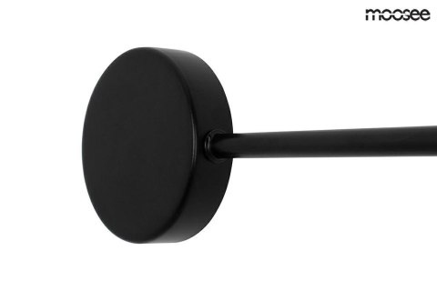 Moosee MOOSEE Kinkiet lampa ścienna LED SHADOW 2 CLOSE czarna mat metalowa można montować na suficie jako plafon Moosee MOOSEE Kinkiet lampa ścienna LED SHADOW 2 CLOSE czarna mat metalowa można montować na suficie jako plafon