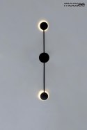 Moosee MOOSEE Kinkiet lampa ścienna LED SHADOW 2 CLOSE czarna mat metalowa można montować na suficie jako plafon Moosee MOOSEE Kinkiet lampa ścienna LED SHADOW 2 CLOSE czarna mat metalowa można montować na suficie jako plafon