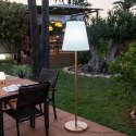 New Garden NEW GARDEN lampa podłogowa LOLA SLIM 180 SOLAR & BATTERY rose gold