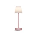 New Garden NEW GARDEN lampa stołowa LOLA SLIM 30 BATTERY rose gold