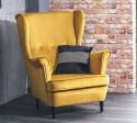 SIGNAL FOTEL LORD VELVET CURRY BLUVEL 68 / WENGE SIGNAL FOTEL LORD VELVET CURRY BLUVEL 68 / WENGE