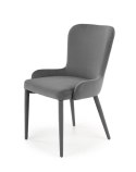 Halmar K425 krzesło do jadalni popielaty, materiał: tkanina velvet Halmar K425 krzesło do jadalni popielaty, materiał: tkanina velvet