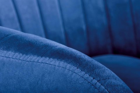 Halmar K429 krzesło granatowy tkanina velvet /nogi czarny, stal malowana proszkowo Halmar K429 krzesło granatowy tkanina velvet /nogi czarny, stal malowana proszkowo