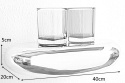 Invicta Interior INVICTA półka ścienna TEAR 40cm x 20cm - stop aluminium Invicta Interior INVICTA półka ścienna TEAR 40cm x 20cm - stop aluminium
